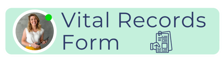 VITAL RECORDS ORDER FORM visual data 7