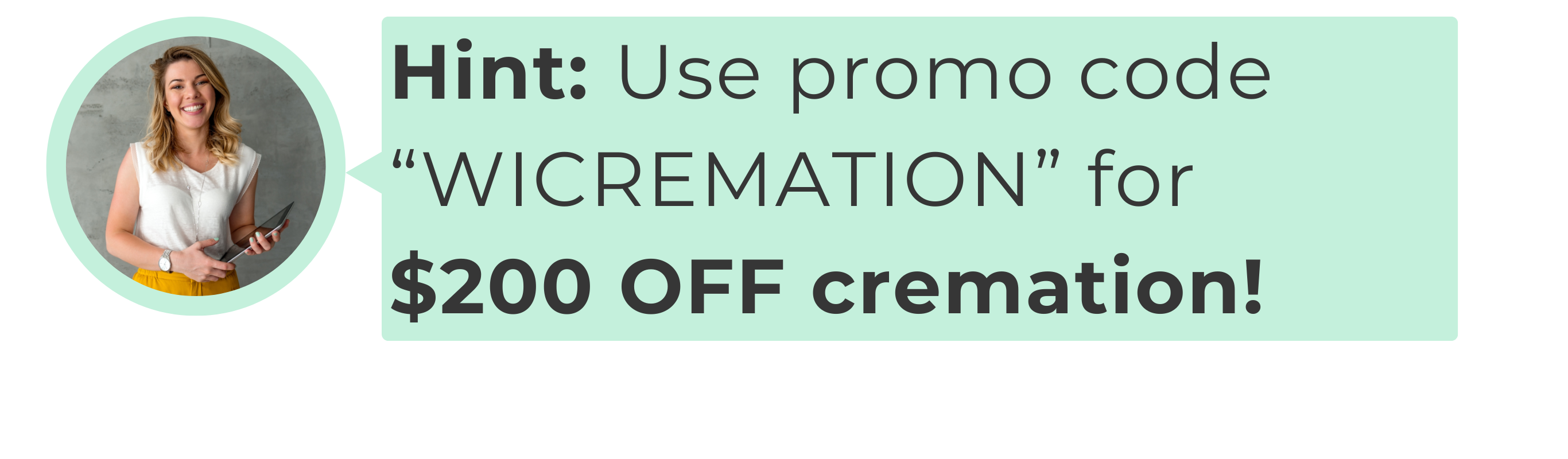 $200 OFF Wisconsin Cremation