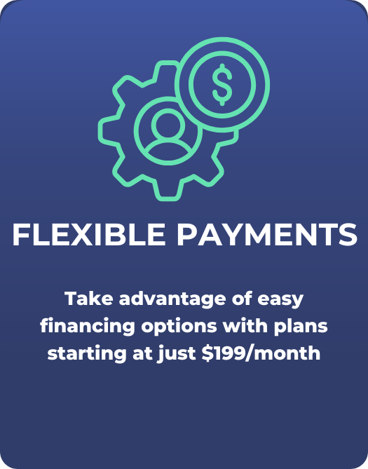 Payment plans available