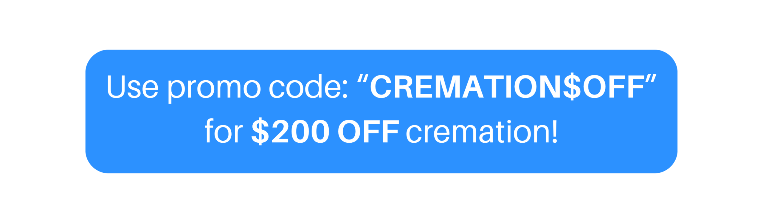 $200 Off Cremation